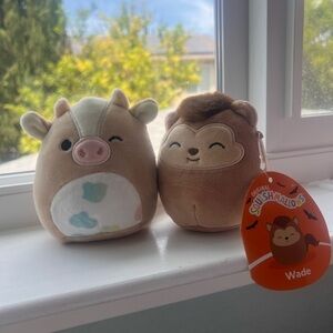 Small Halloween and Easter squishmallow